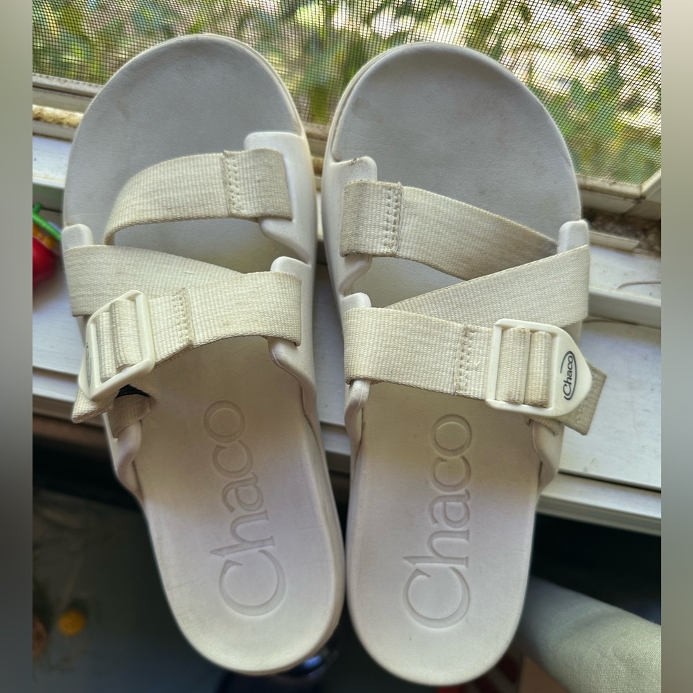 White Chillos Chaco Sandals